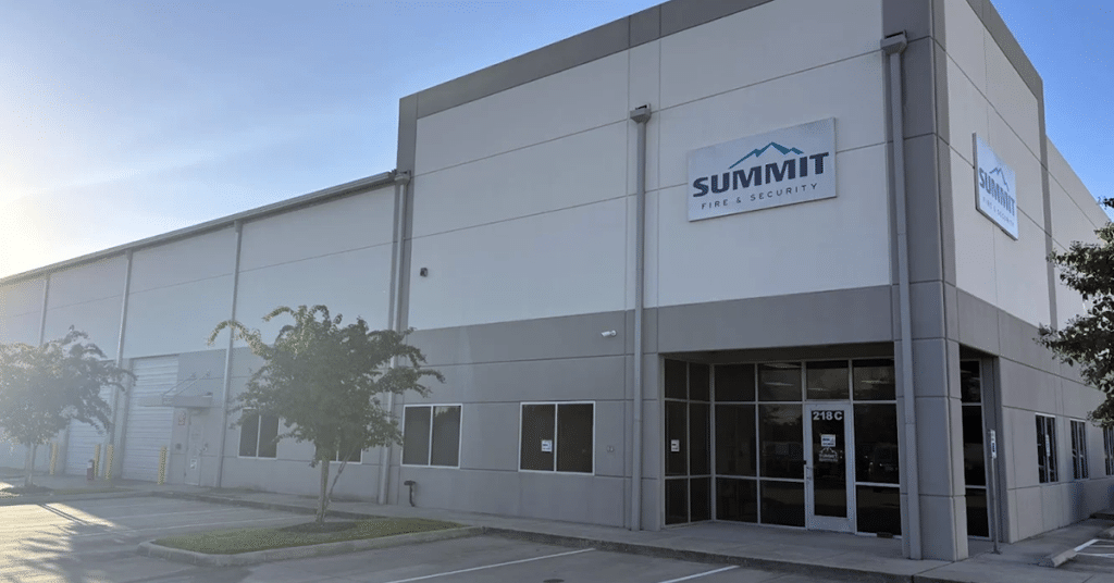 Summit Fire & Security building in Houston, Texas