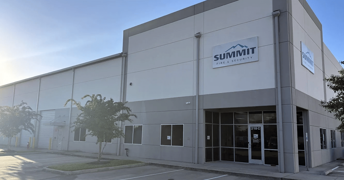 Summit Fire & Security building in Houston, Texas